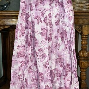 J. Jill pretty Floral Circle Skirt